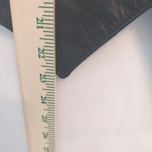 Vintage Diamond Leathers Women's Motorcycle Vest Sz 10 Black Goth Moto Bikercore - Picture 5 of 9